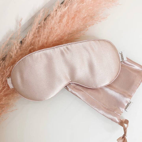 100% Organic Silk Sleep Mask - Hair Accessory - Kitten Claws Clips