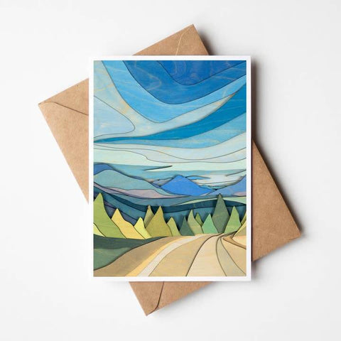 Adventure Awaits Card - Greeting Card - Bellamy Home Studio