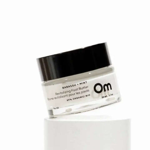 Babassu + Mint Revitalizing Foot Butter - Body Lotion - Om Organics
