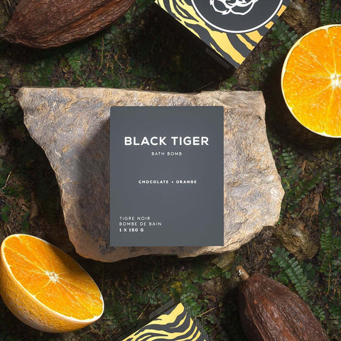 Black Tiger Bath Bomb - Bath Bomb - Bare Skin Bar