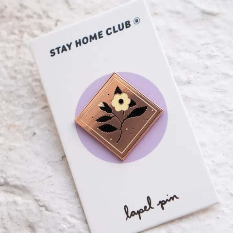 Bloom 1858 Flower Pin - Pin - Stay Home Club