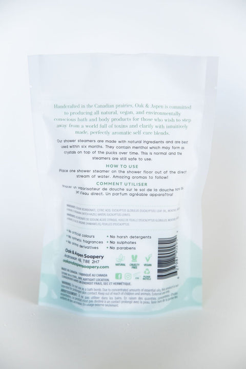 Breathe Easy Shower Steamers - Shower Steamer - Oak & Aspen Soapery