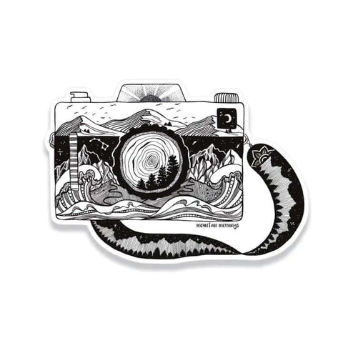 Camera Sticker - Sticker - Mountain Mornings