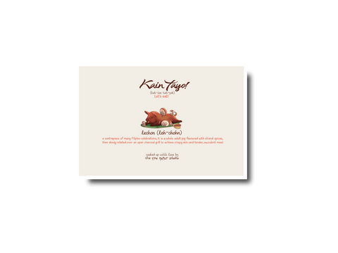 Can I Lechon In On A Secret Card - Greeting Card - The Rice Paper Studio