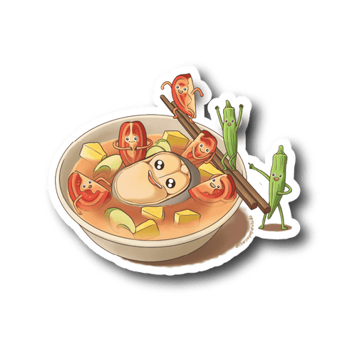 Canh Chua Cá or Fish Sinigang Sticker - Sticker - The Rice Paper Studio
