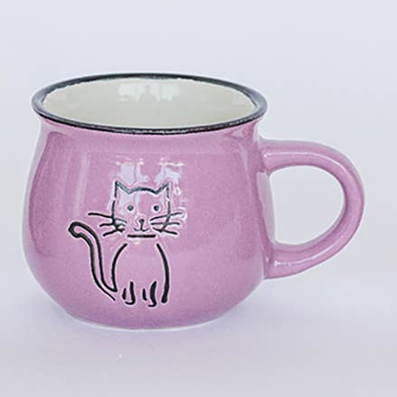 Cat Ceramic Mug 250ml - Mug - The Local Boom Gift Shop