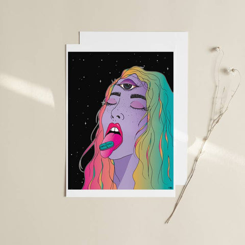 Chill Pill Art Print - Art Print - Meli TheLover