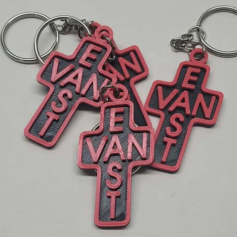 Eastvan Cross Keychain - Keychain - EastVan Bees