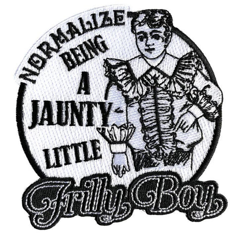 Frilly Boy Iron - On Patch - Patches - Arcane Bullshit