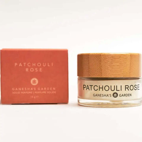 Ganesha's Garden Patchouli Rose Solid Perfume - Perfume - Between Heaven & Earth
