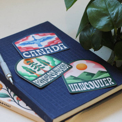 Granville Island Vinyl Sticker Matte Waterproof - Sticker - Julie Solvstrom Illustration