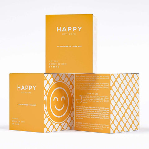 Happy Bath Bomb - Bath Bomb - Bare Skin Bar