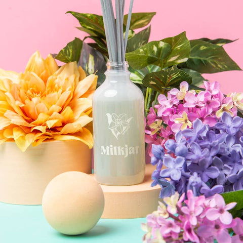 Hawaii Reed Diffuser - Diffuser - Milk Jar