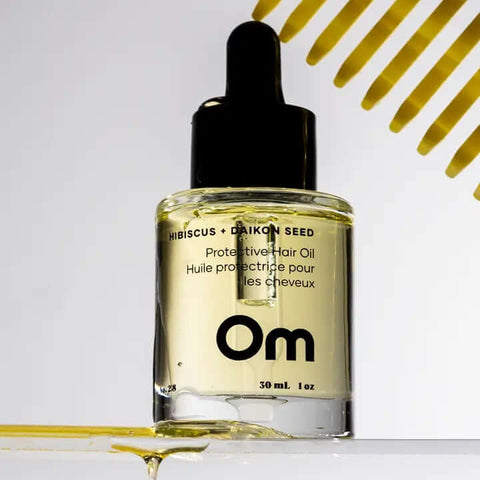 Om Organics protective hair oil Canada