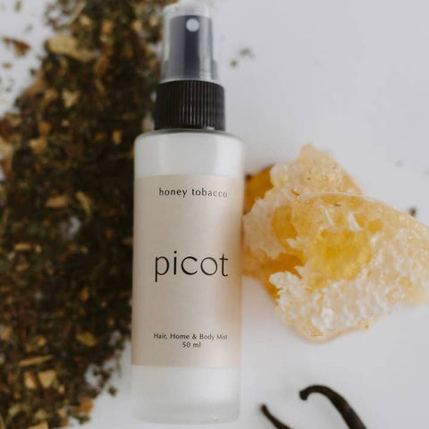 Honey Tobacco Hair, Home & Body Mist - Perfume - Picot