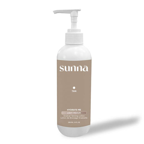 Hydrate Me Gradual Tan Lotion - Sunscreen - Sunna Tan