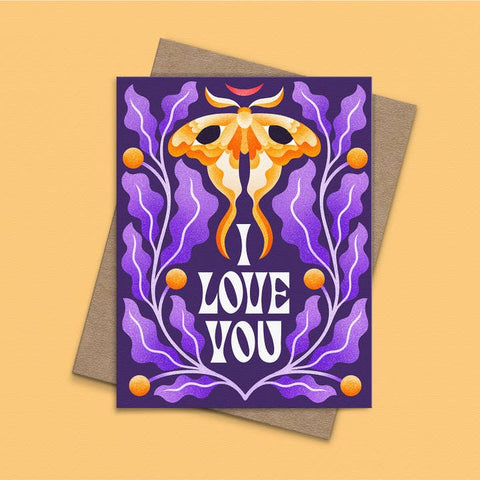 I Love You Greeting Card - Greeting Card - Julie Solvstrom Illustration