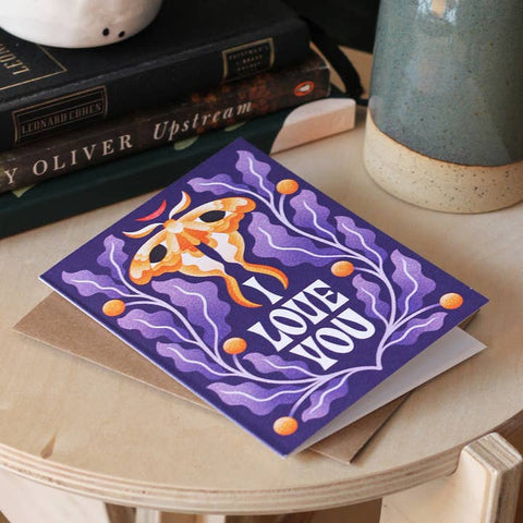 I Love You Greeting Card - Greeting Card - Julie Solvstrom Illustration