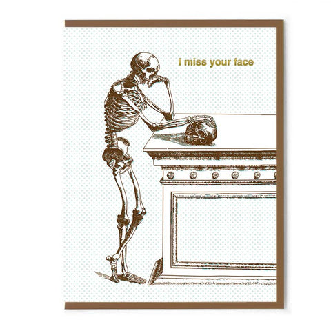I Miss Your Face Card - Greeting Card - Smitten Kitten