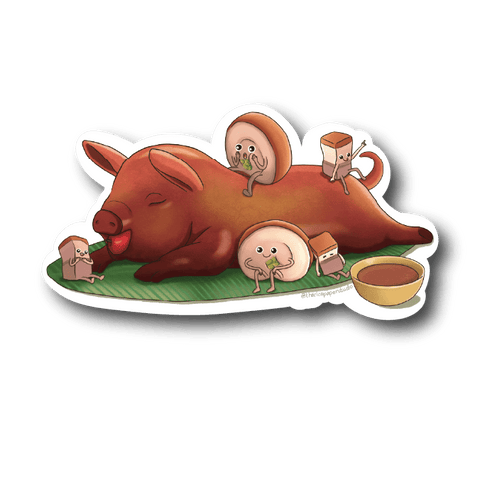 Lechon Sticker - Sticker - The Rice Paper Studio