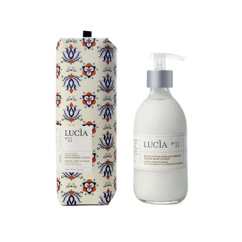 Lucia No. 11 Blue Lotus and Sicilian Orange body lotion 300 ml