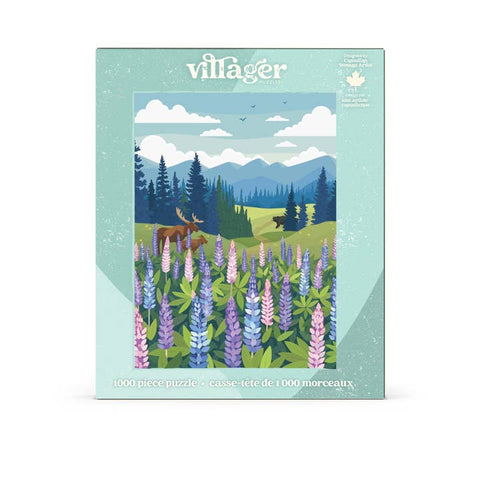 Lupines Meadow 1000 - Piece Puzzle - Puzzle - Villager Puzzles