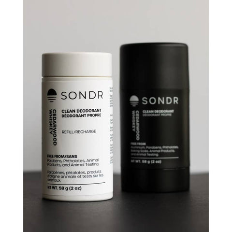 Man Smell (Cedarwood Whiskey) Natural Deodorant - Deodorant - SONDR