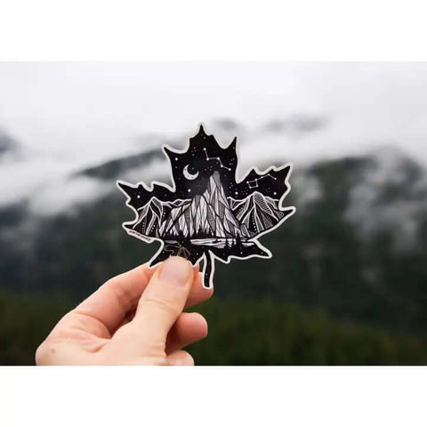 Maple Leaf Sticker - Sticker - Mountain Mornings