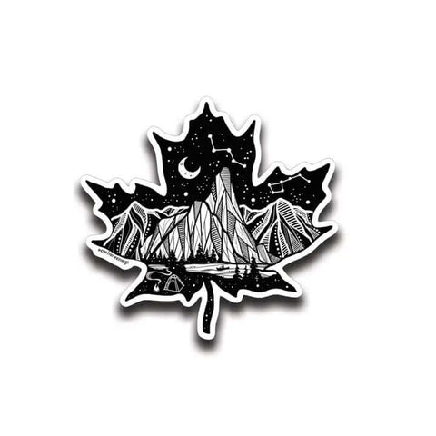 Maple Leaf Sticker - Sticker - Mountain Mornings