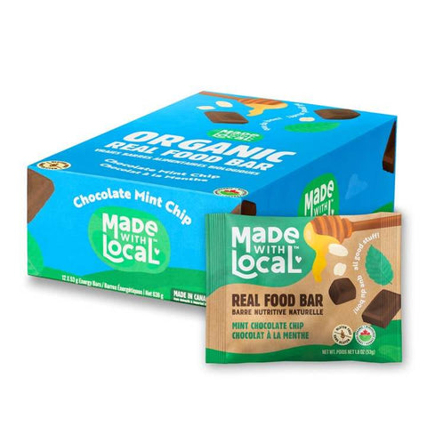 Mint Chocolate Chip | Organic Real Food Bar - Food - Made with Local