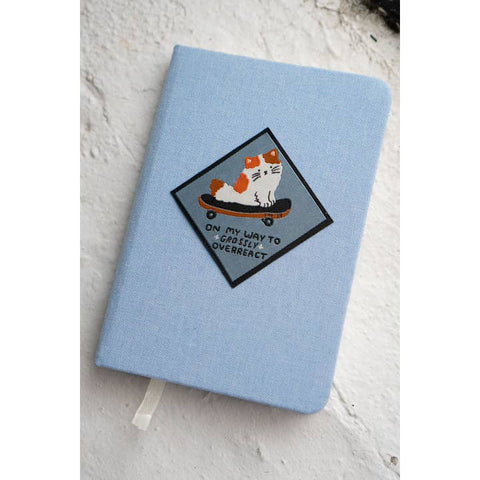 On My Way To Overreact Woven Sticky Patch - Patches - Stay Home Club