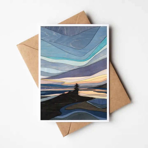 Peaceful Card - Greeting Card - Bellamy Home Studio