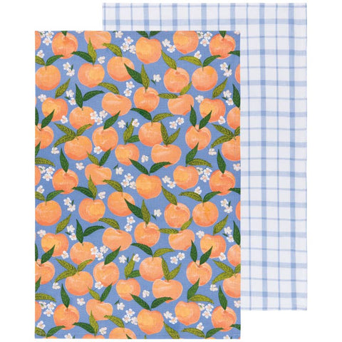 Peaches Dishtowels Set of 2 - Cloth - Danica Brands