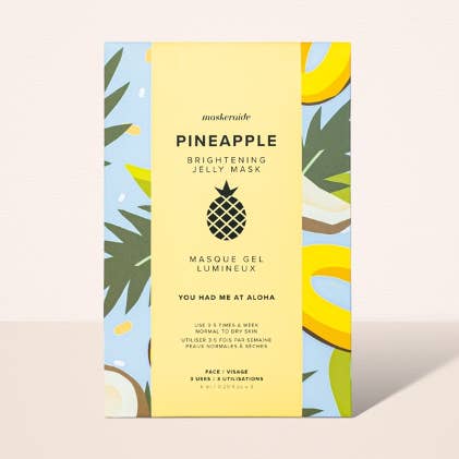 Pineapple Jelly Mask – Brightening & Hydration (3 Pack) - Mask - MaskerAide