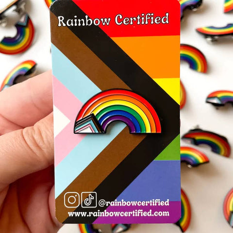 Progressive Rainbow Pin - Pin - Rainbow Certified