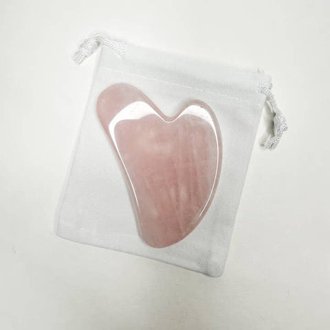 Rose Quartz Gua Sha - Skin Care - The Local Boom Gift Shop