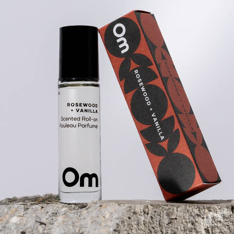 Rosewood Vanilla Scented Roll On - Perfume - Om Organics