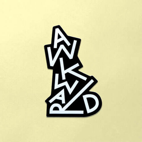 Ruby Makes Things - Awkward Sticker - Sticker - The Local Boom Gift Shop