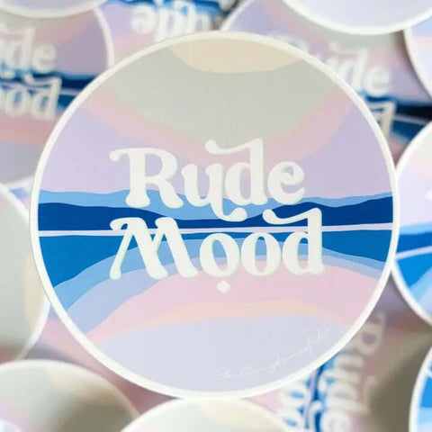Rude Mood Sticker - Sticker - Bellamy Home Studio