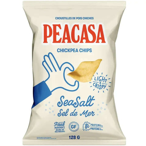 Sea Salt Chickpea Chips - Snack - Peacasa