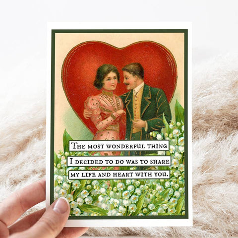 Share my Heart with you Card - Greeting Card - Raven's Rest Studio