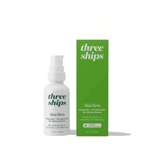 Skin Hero Calendula + 2% Bakuchiol Bio - Retinol Serum - Facial Oil - Three Ships Beauty