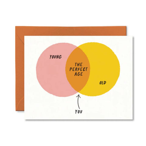 The Perfect Age Birthday Card - Greeting Card - Pretty By Her
