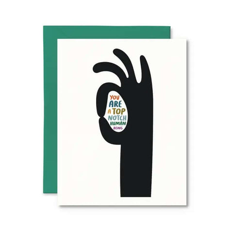 Top Notch Human Card - Greeting Card - Pretty By Her