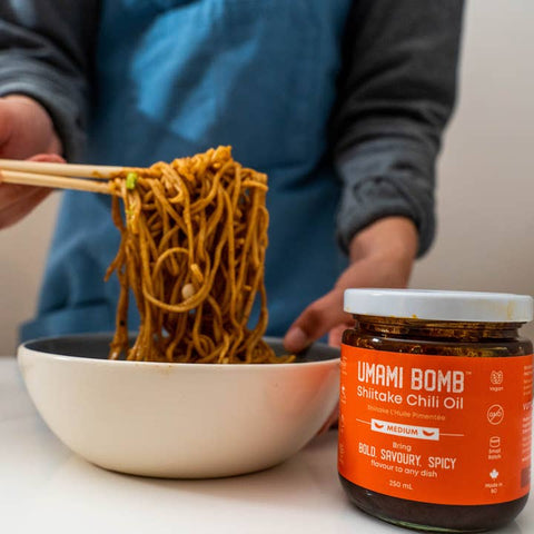 Umami Bomb Shiitake Chili Oil (Medium) - Spread - Vumami Foods