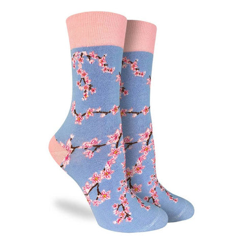 Women's Cherry Blossoms Socks - Socks - Good Luck Sock