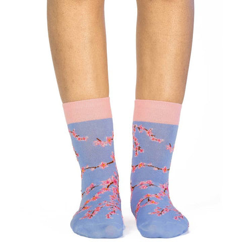 Women's Cherry Blossoms Socks - Socks - Good Luck Sock