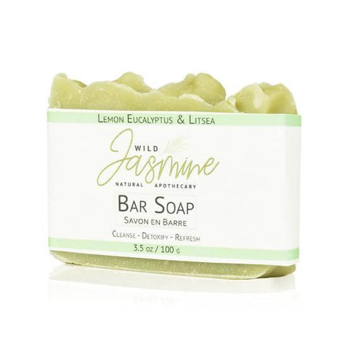 Green Clay & Citrus Bar Soap - Soap - Wild Jasmine Natural Apothecary