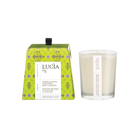 Lucia No.8 Thyme Flower & Coriander Candle - Candle - Pure Living
