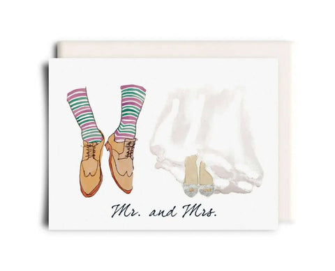 Mr. and Mrs Wedding Card - Greeting Card - Inkwell Cards